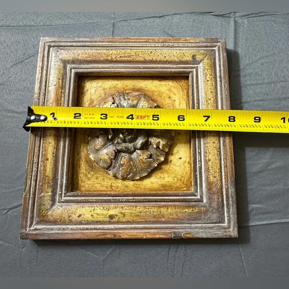 Antique Gold Floral Wall Accents